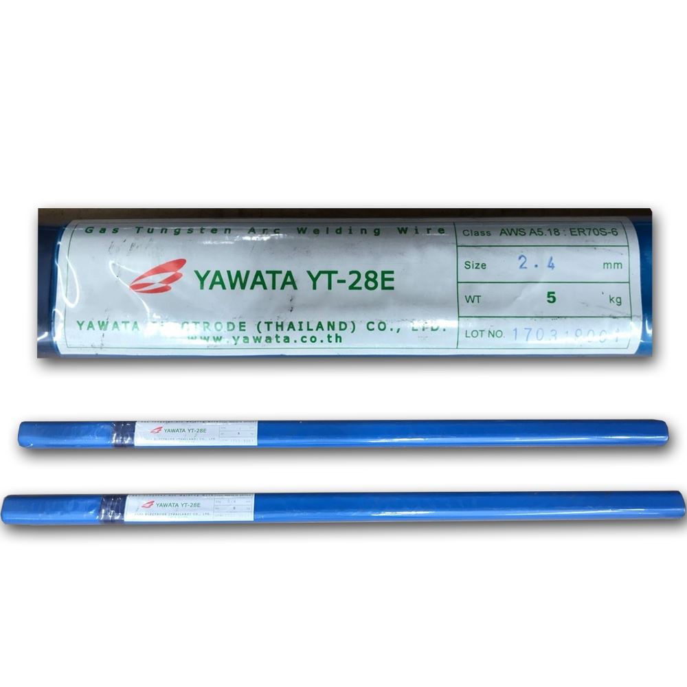 รูปภาพของ ลวดเชื่อม ทิก YAWATA YT-28E ขนาด 3.2 มม x 1000 มม. บรรจุ 5 kg