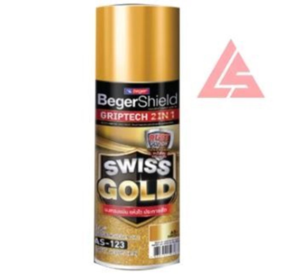 รูปภาพของ BegerShield Griptech 2in1 Spray สีสเปรย์ กันสนิม เบเยอร์ชิลด์ กริปเทค SWISS GOLD
